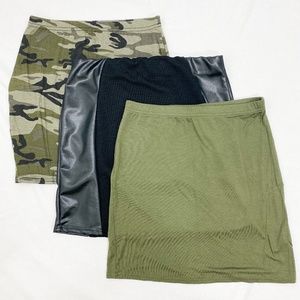 Lot of 3 Pretty Little Thing Skirts
